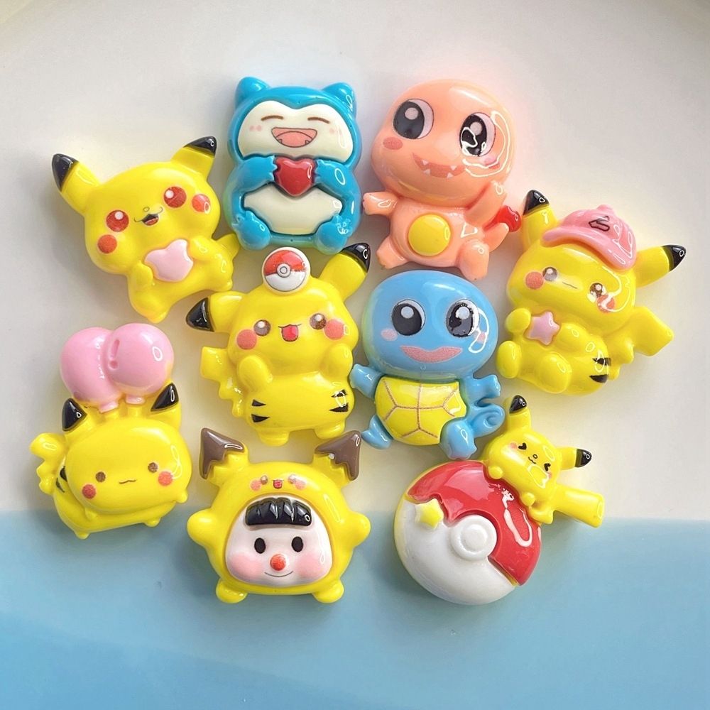 Resin Craft Material - วัสดุงานฝีมือ DIY ใหม่สำหรับการ์ตูนโปเกมอน, อุปกรณ์ตกแต่งเรซิน, ของชิ้นเล็กๆ เช่น