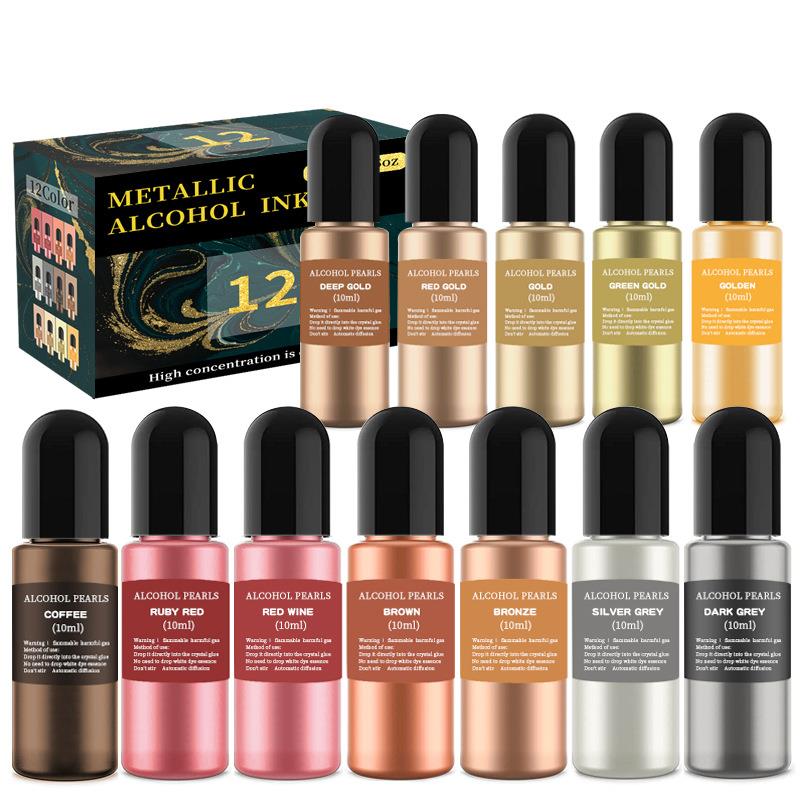 1 ชุดเรซิ่นPigment Kit Artหมึก - Resin Pigment Set บทวิจารณ์และราคา