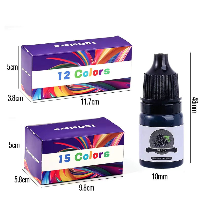 สีผสมเรซิ่นอีพ็อกซี่ 24 สีสดใส - Resin Pigment Set บทวิจารณ์และราคา