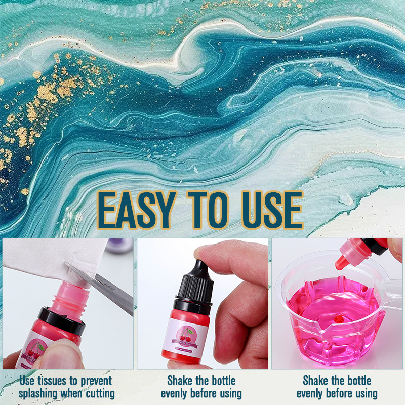 สีผสมเรซิ่นอีพ็อกซี่ 24 สีสดใส - Resin Pigment Set บทวิจารณ์และราคา