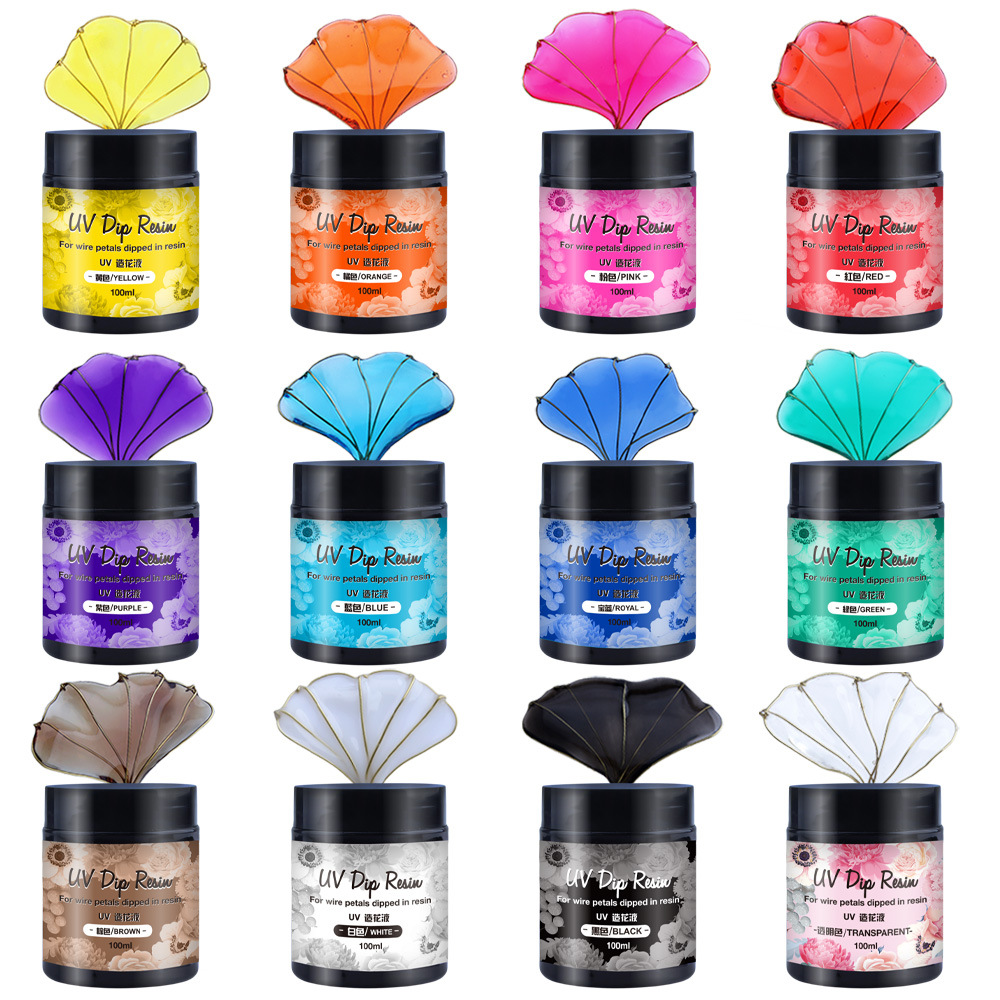 40/100มล. ยูวีเรซินแบบจุ่มใสสู - Flower Preservation Resin บทวิจารณ์และราคา