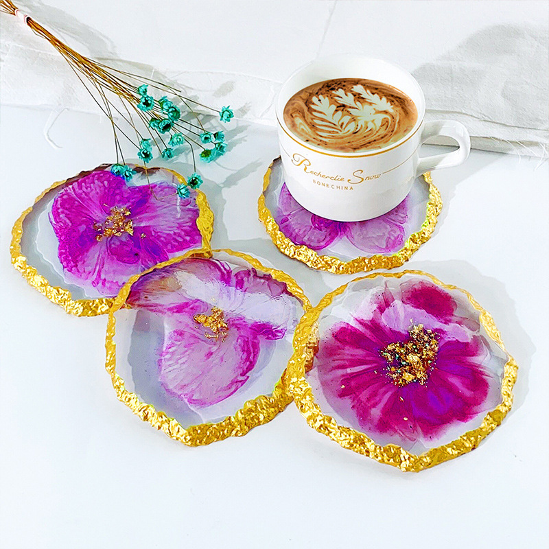 DM413 Drusy Coaster แม่พิมพ์เร - Geode Mold Silicone บทวิจารณ์และราคา