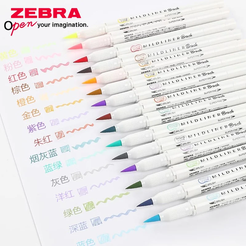 Zebra Highlighter WFT8 Mildlin - Zebra Pen Mildliner บทวิจารณ์และราคา