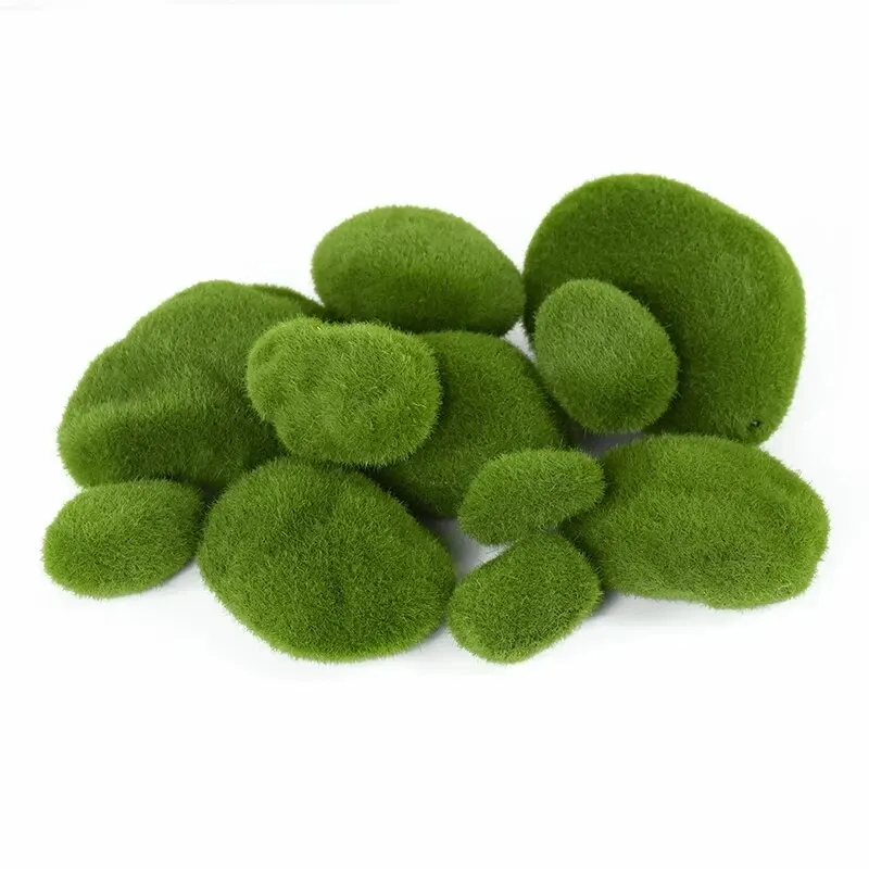10 ชิ้นการจําลอง Moss หินประดิ - Terrarium Moss Art บทวิจารณ์และราคา