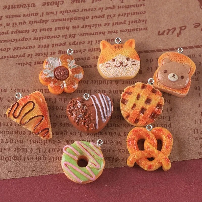 จี้เรซิ่นรูปอาหารน่ารัก 10 ชิ้ - Resin Crafts Diy บทวิจารณ์และราคา