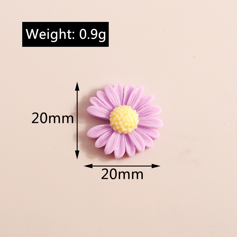 10pcs 20*20mm Kawaii Daisy ดอก - Flower Preservation Resin บทวิจารณ์และราคา