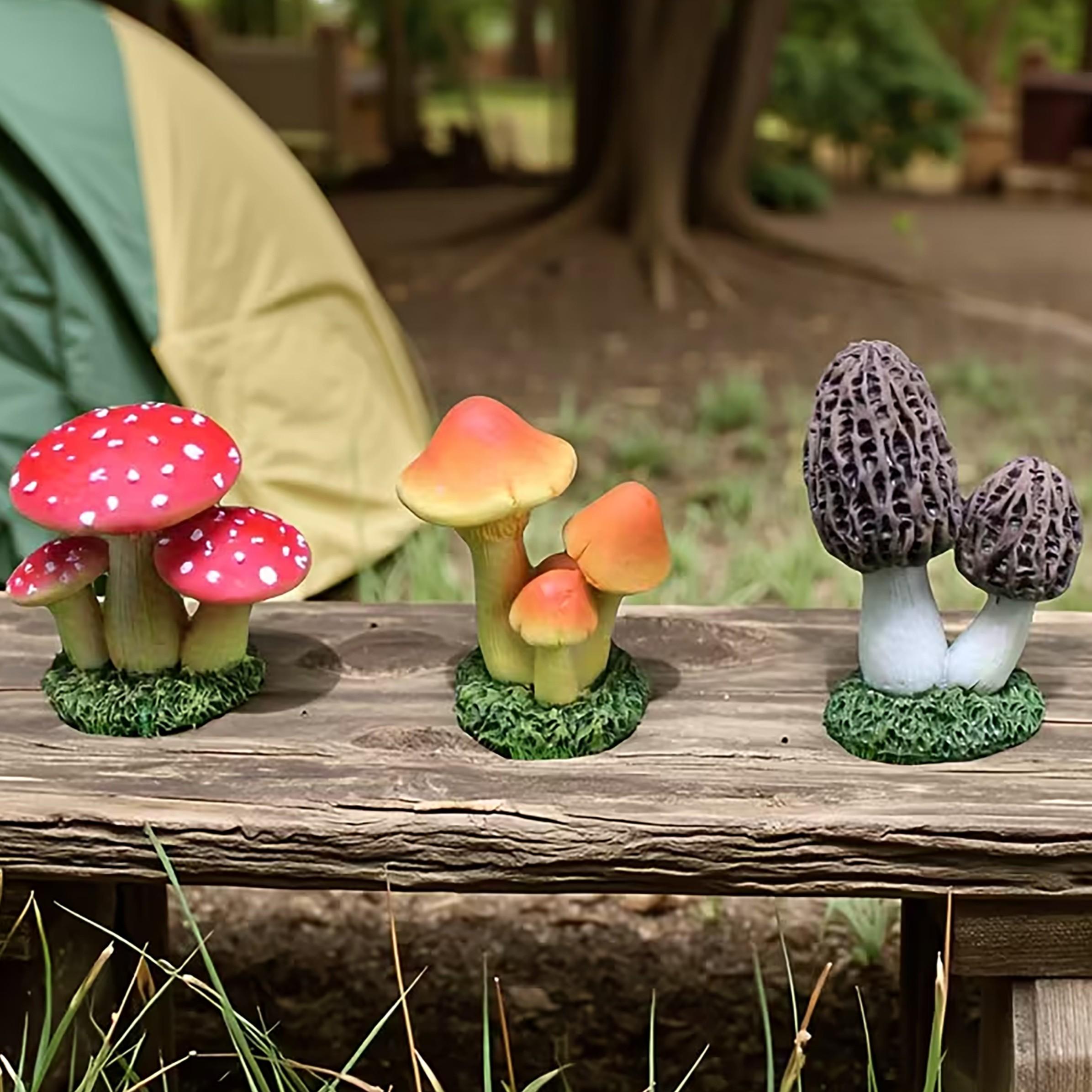 ชุดตกแต่งเห็ดประดิษฐ์ 3 ชิ้น พ - Terrarium Moss Art บทวิจารณ์และราคา