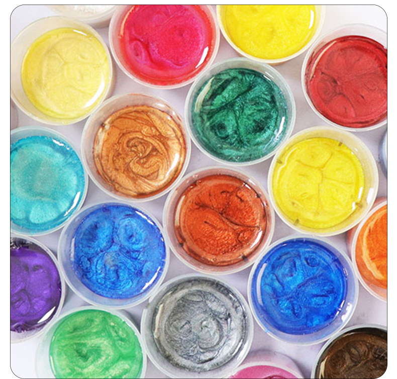 10ml แป้งไข่มุกอีพ็อกซี่เรซิ่น - Resin Pigment Set บทวิจารณ์และราคา