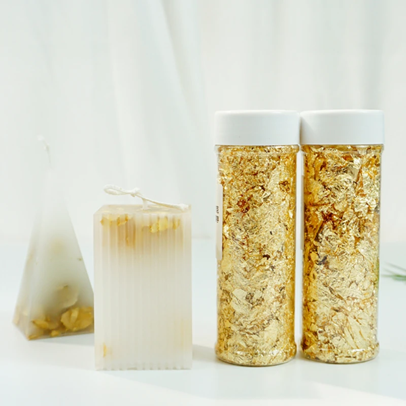 Creative Handmade เทียนทำจากวั - Gold Foil Flakes บทวิจารณ์และราคา