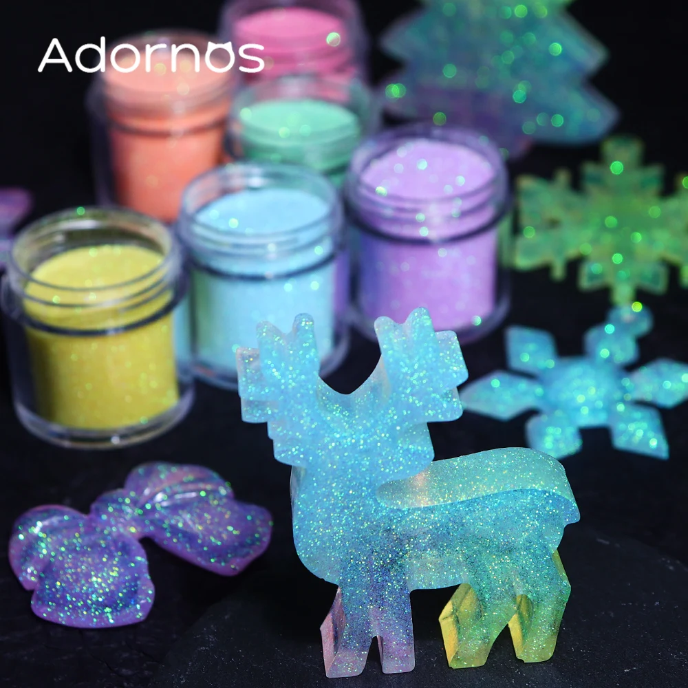 สีรุ้ง Glitter น้ําตาลผงอีพ็อก - Resin Pigment Set บทวิจารณ์และราคา