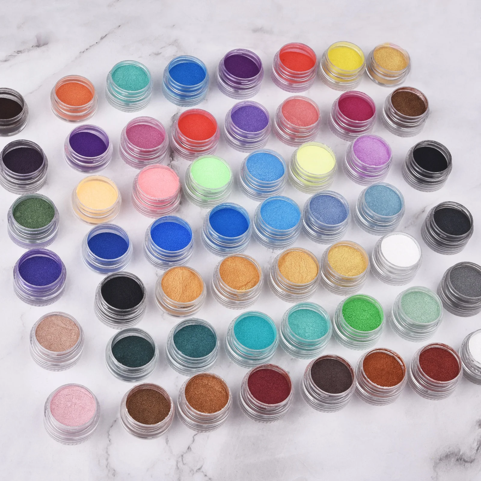6 สี/ชุดผงไข่มุกเรซิ่นสี NATUR - Resin Pigment Set บทวิจารณ์และราคา
